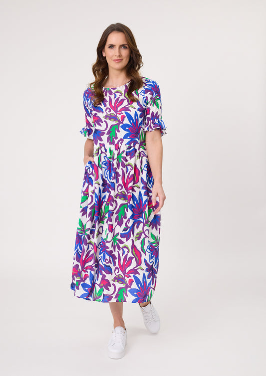 Madonna Dress Floral Print (254LTDSS25)