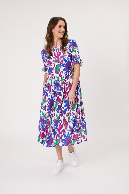 Madonna Dress Floral Print (254LTDSS25)