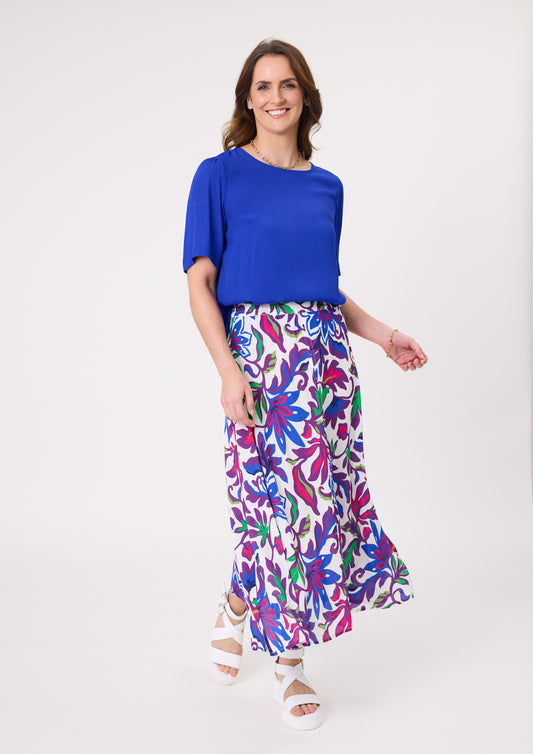 Ginevra Skirt Floral Print (251LTDSS25)