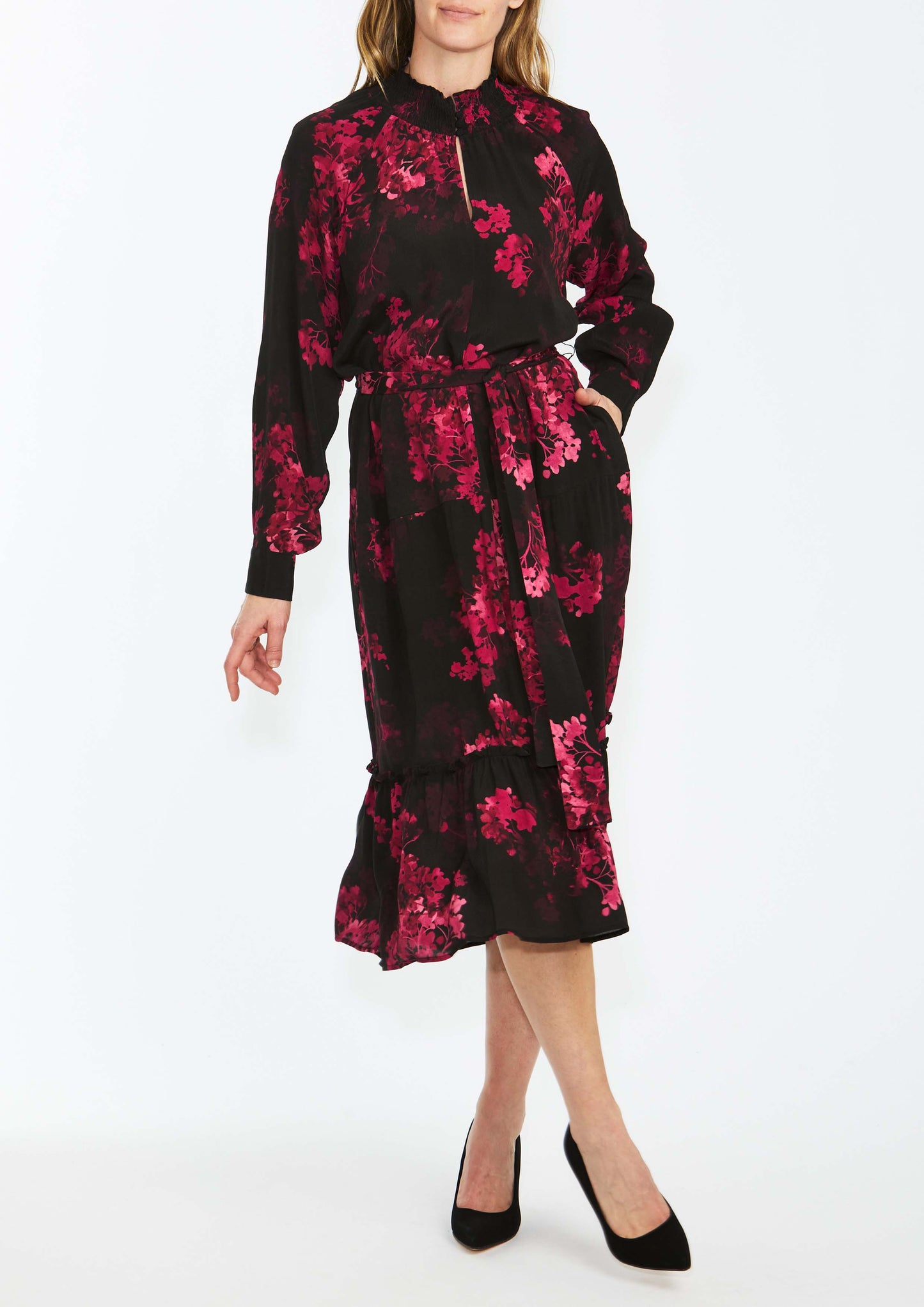 Winter Garden Print Dress (P565503)