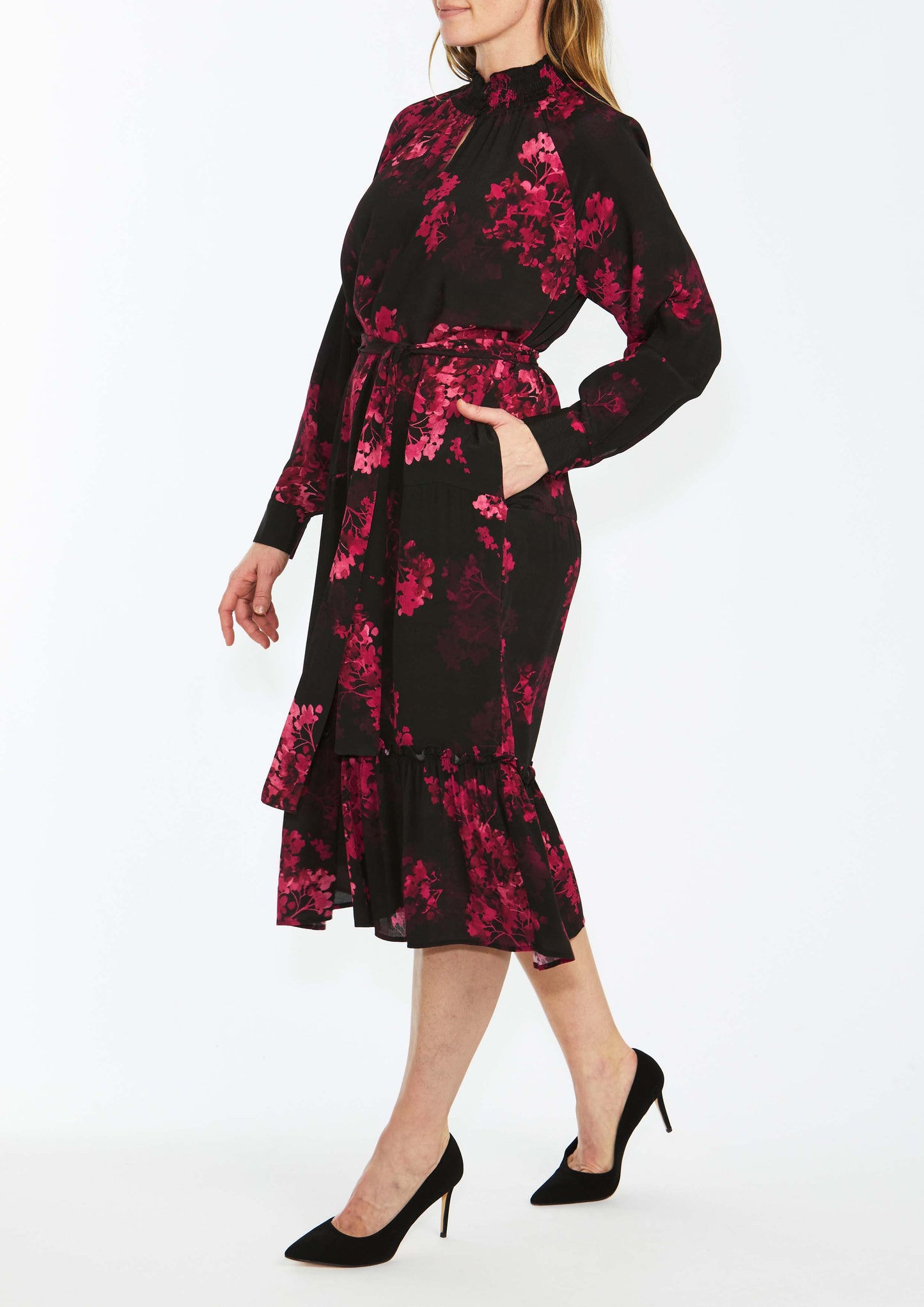 Winter Garden Print Dress (P565503)