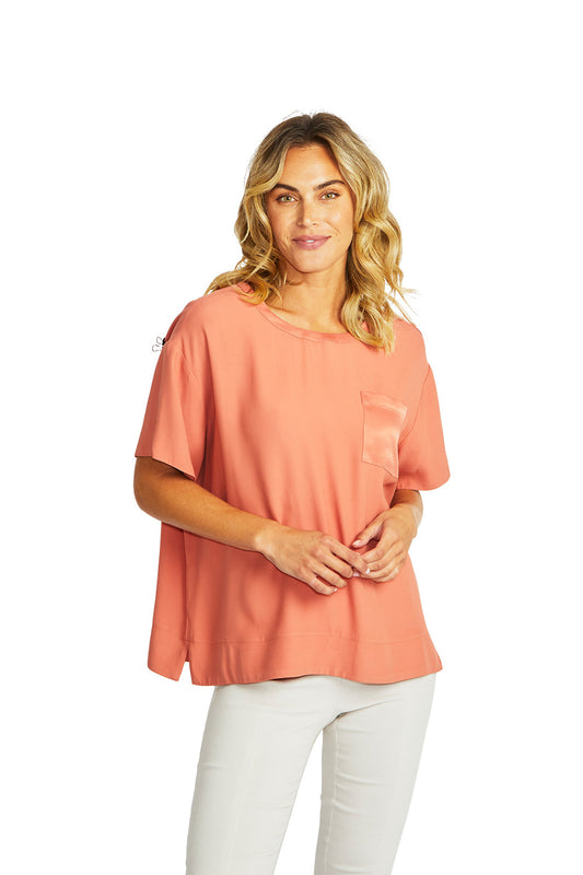 Helen Oversized Slinky Top (P575321)