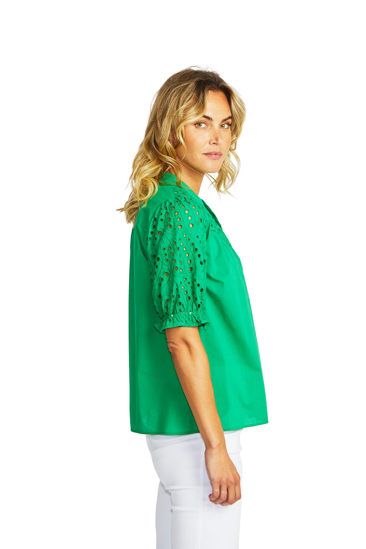 Rose Broderie Blouse (P575343)