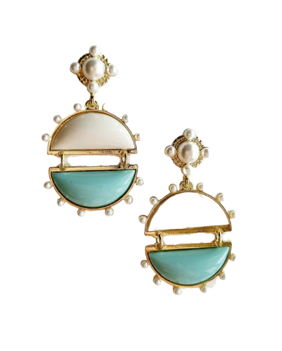 Gigi Pearl Epoxy Earrings (SE23352)