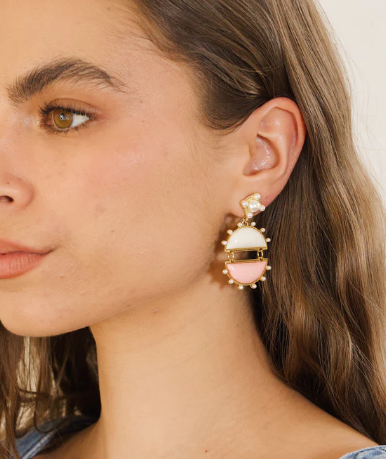 Gigi Pearl Epoxy Earrings (SE23352)