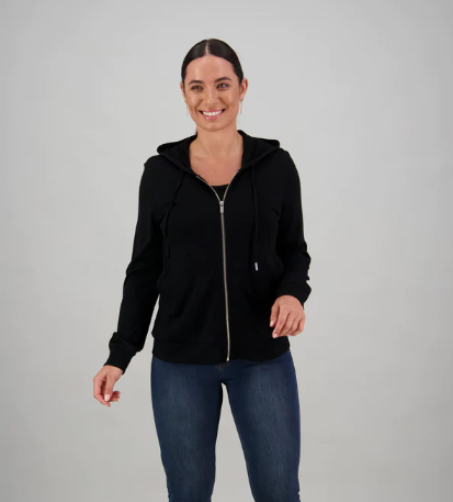 Merino Zip Up Hooded Jacket (4437)