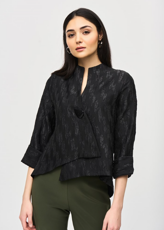 Woven Jacquard Swing Jacket (243128)