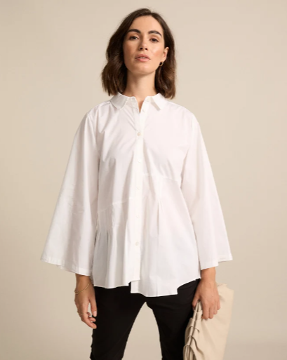 PLEATED ESSENTIAL SHIRT (YTMS54644)