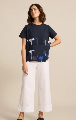 SEA BLOOM SPLICED TEE (YTMS57466)