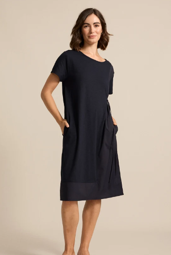 S/S SPLICED DRESS (YTMS59299)