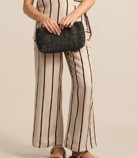 WIDE LEG STRIPE PANT (YTMS58253)