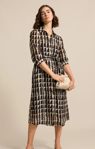 IKAT SHIRT DRESS (YTMS59309)