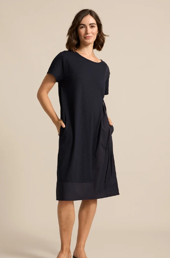 S/S SPLICED DRESS (YTMS59299)