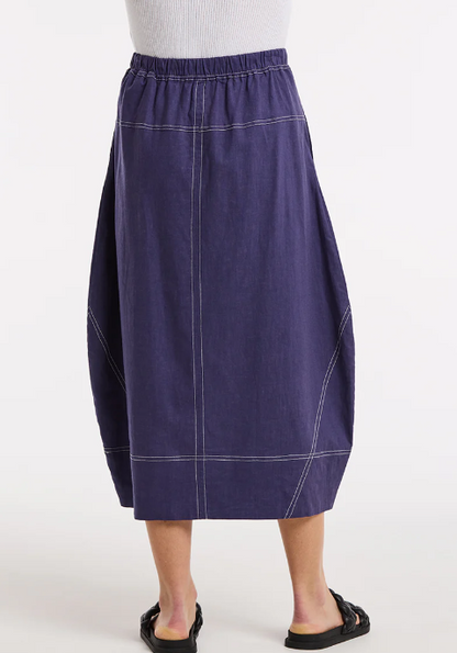 Topstitched Skirt (YTMS55041)