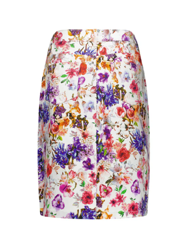 Printed Lightweight Skirt with Centre Back Vent (372AV)