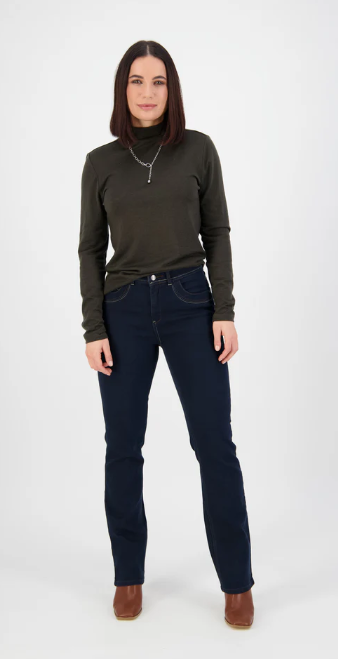 Straight Leg Full Length Jean (5557)