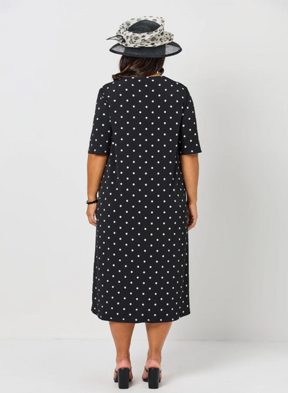 V-Neck Jersey Dress (647001)
