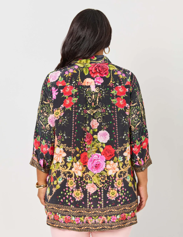Jo Jo Print Collared Shirt  (641071)