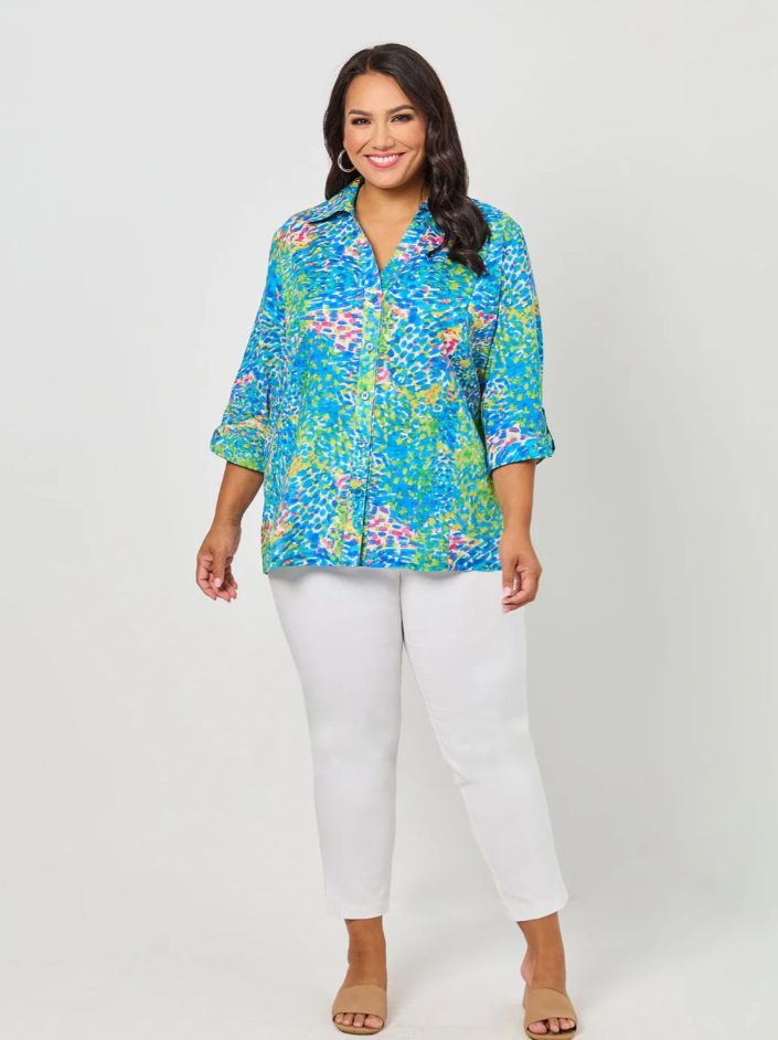 Collared Cotton Shirt (641058)