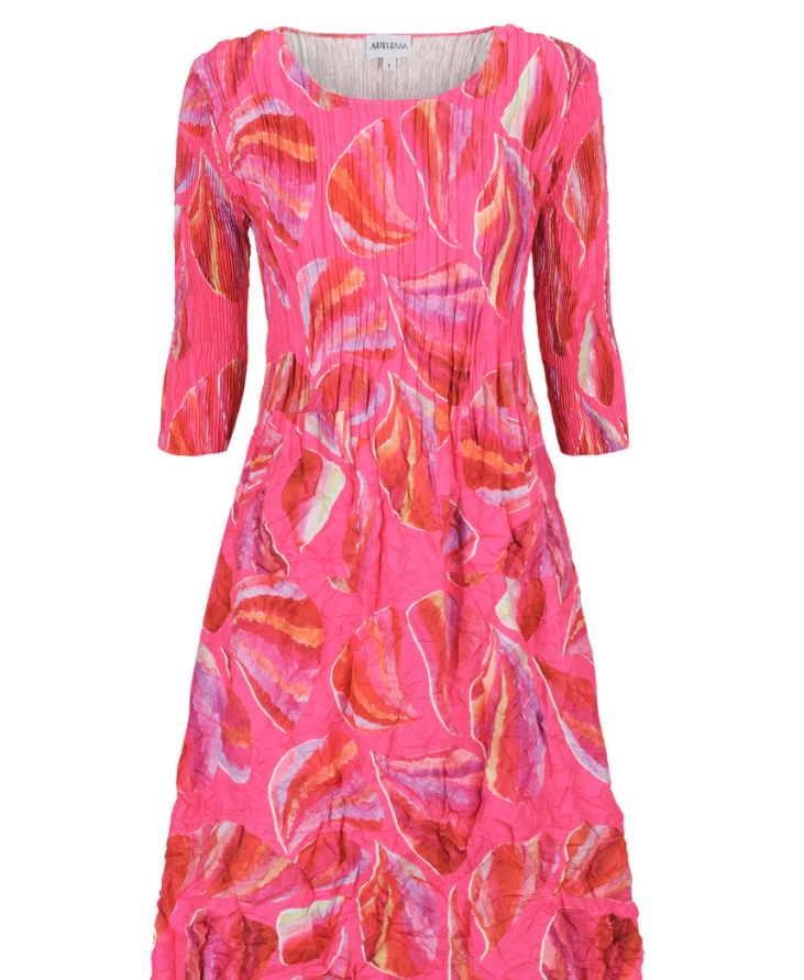3/4 Sleeve Smash Pocket Dress (544)