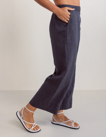 7/8 Seam Detail  Wide Leg Pant (SS363)
