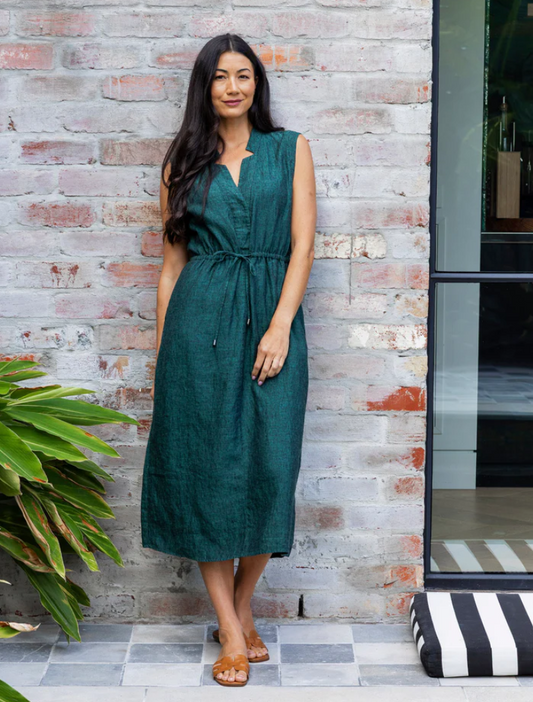 Drawstring Waist Dress (596J5074)
