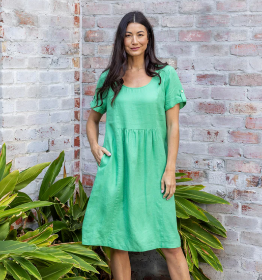 Gather Waist Dress (596J5097)