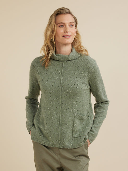 Drape Neck jumper (YT24W7632)