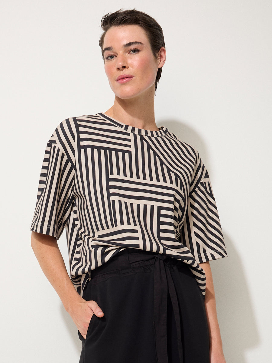 Spliced Stripe Tee (YTMP7497)