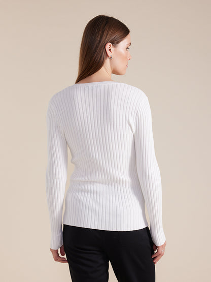 Essential Rib Knit Henley (YTMW43579)