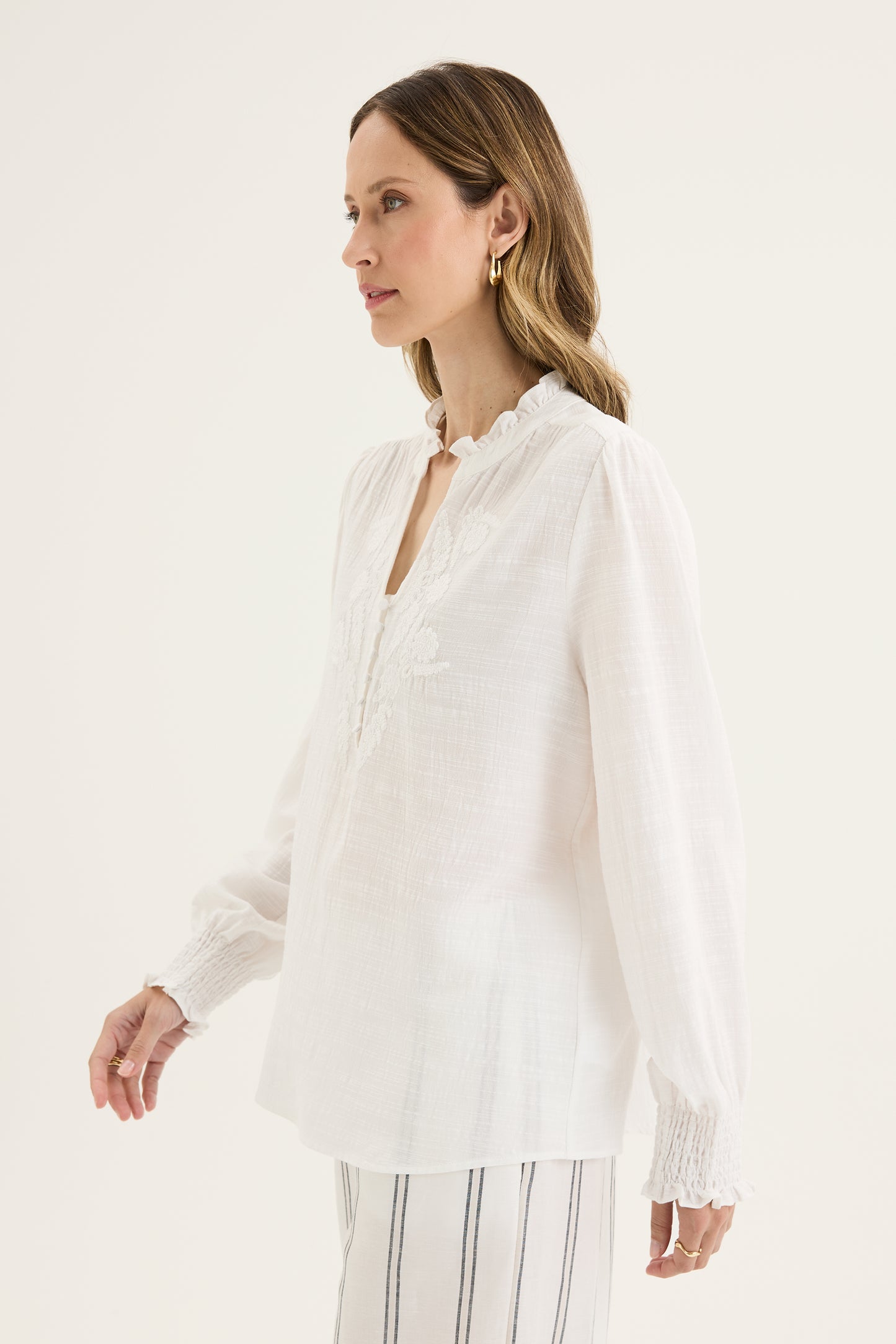 Ricamo Blouse (YTWN4276)