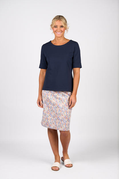 Boat Neck Top (4262)