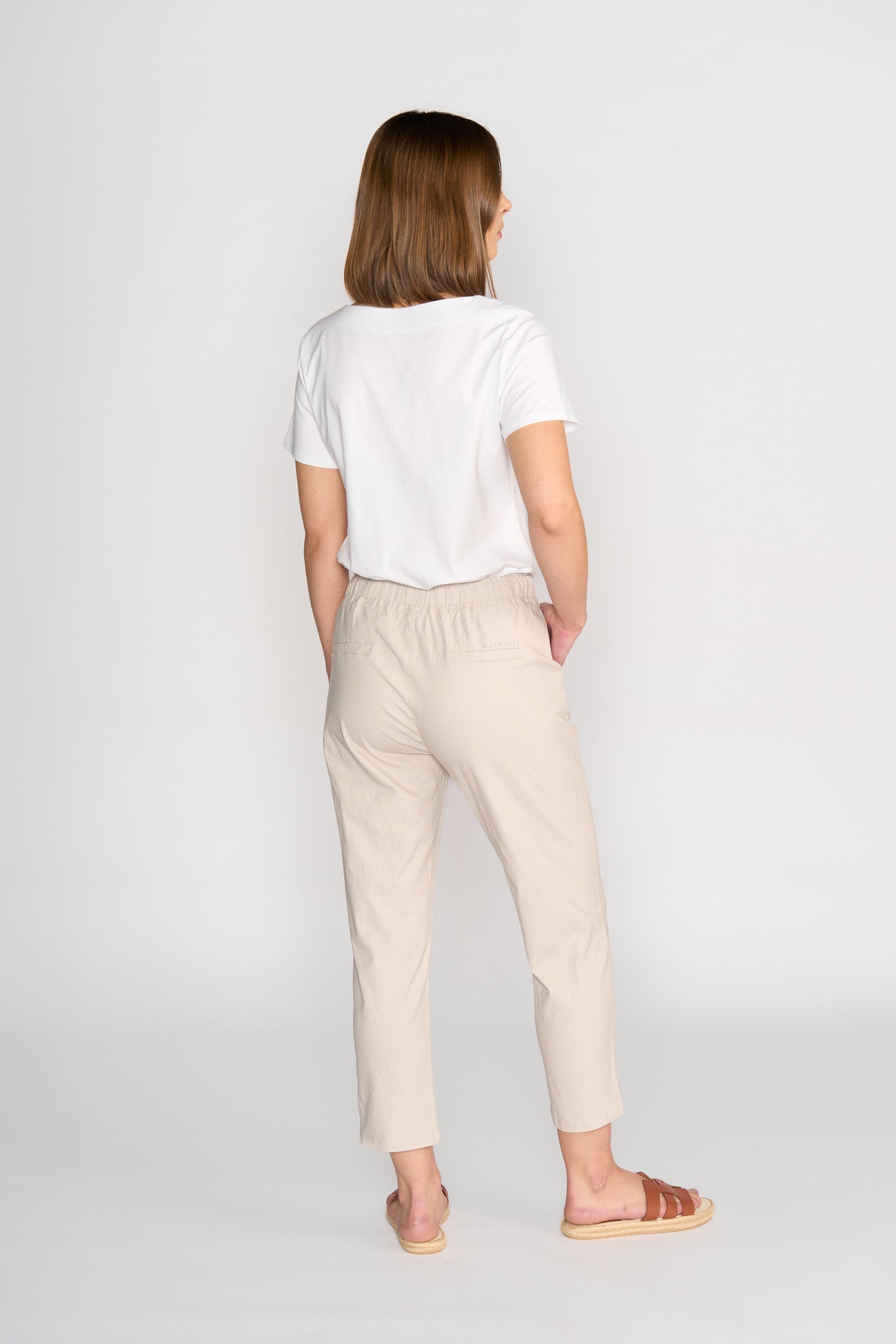 7/8 Length Slim-Leg Pants (5791A)