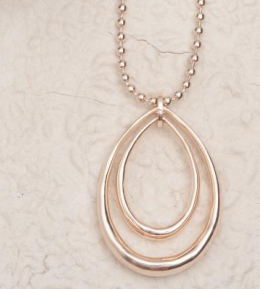 Shiny Rose Gold Necklace (8885)