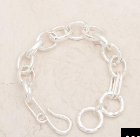 Shiny Silver Bracelet (BR220)